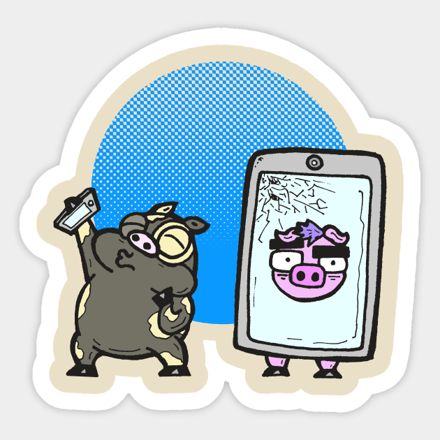 Cell Phone Time! Sticker by calavara